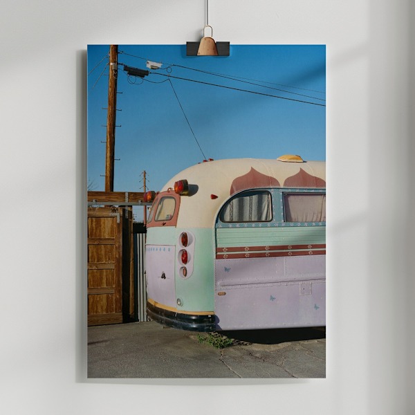 Joshua Tree Bus Poster 50x70 cm
