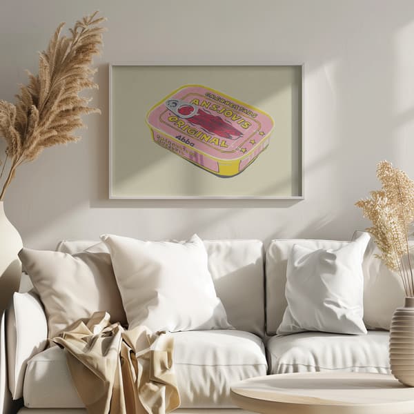 Abba Ansjovis Poster 70x50 cm