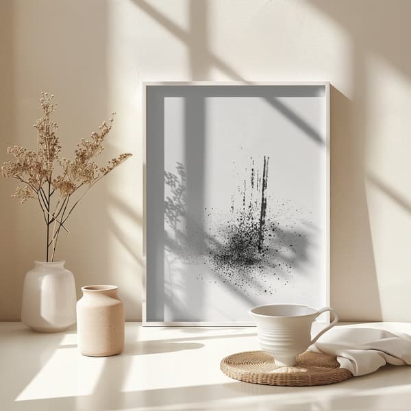 Brush splatters #1 Poster 30x40 cm