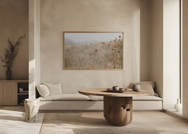 winter thistle no.2 Poster 70x50 cm