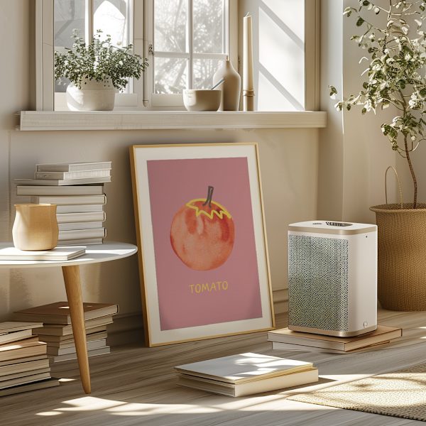 Tomato in Pink Poster 50x70 cm