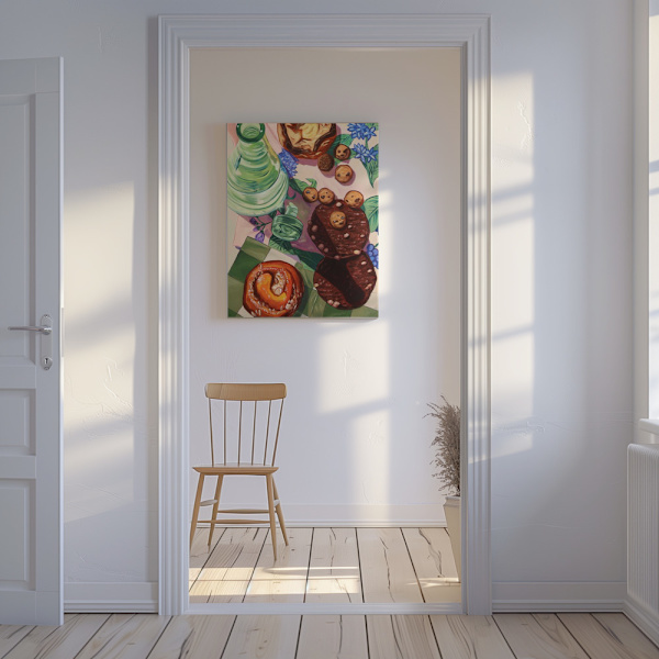 Forget Me Not Canvastavla 50x70 cm