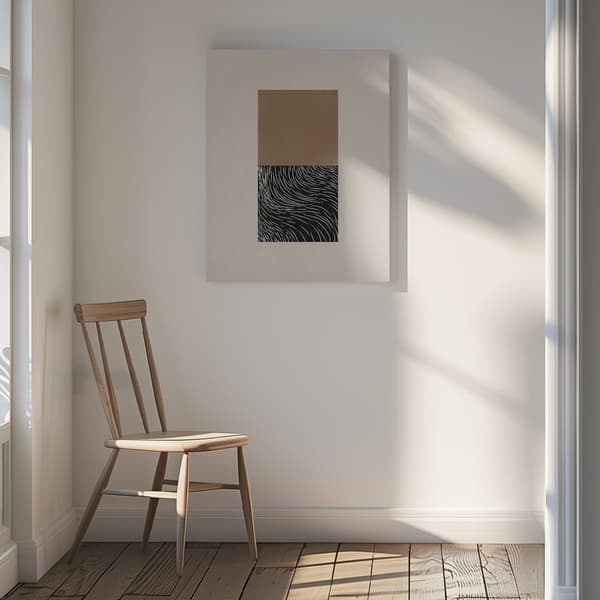 White Wave Art No.1 Canvastavla 30x40 cm