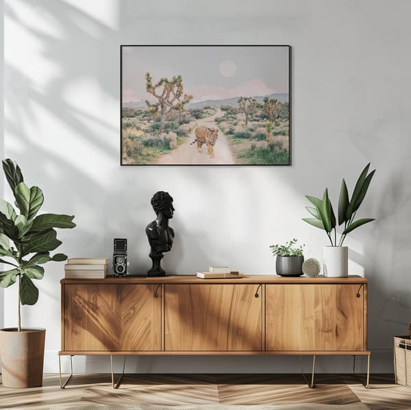 Wandering Tiger Poster 40x30 cm