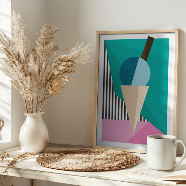 Ice Cream Poster 30x40 cm