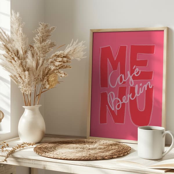 Café Berlin Poster 30x40 cm