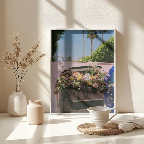 Palm Springs Curb Poster 30x40 cm
