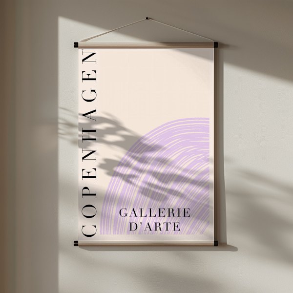 Copenhagengalerielilac Ratio2x3 Poster 30x40 cm