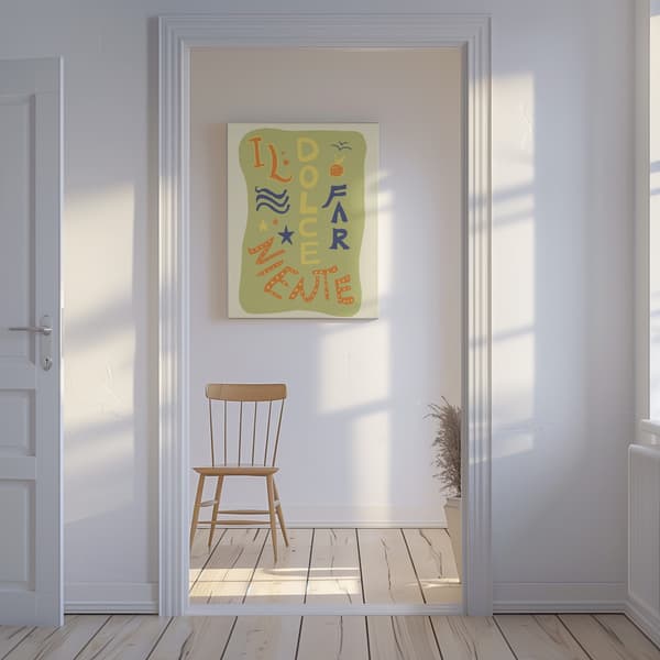 La Dolce Far Niente Canvastavla 50x70 cm
