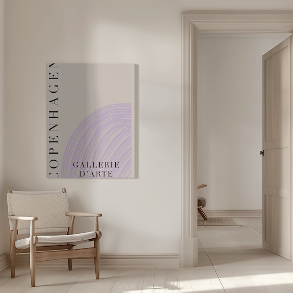 Copenhagengalerielilac Ratio2x3 Canvastavla 50x70 cm