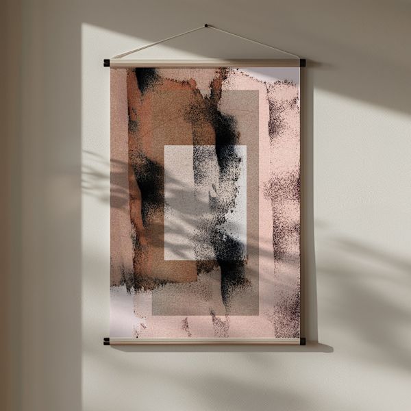 Abstract Brush Strokes 17y Poster 30x40 cm