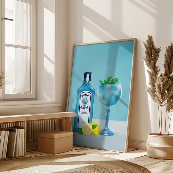 Gin Cocktail Poster 50x70 cm