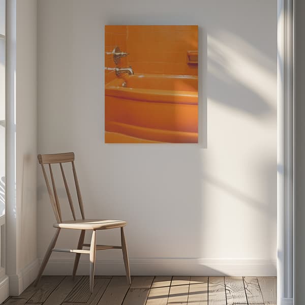 Orange Tub Canvastavla 30x40 cm