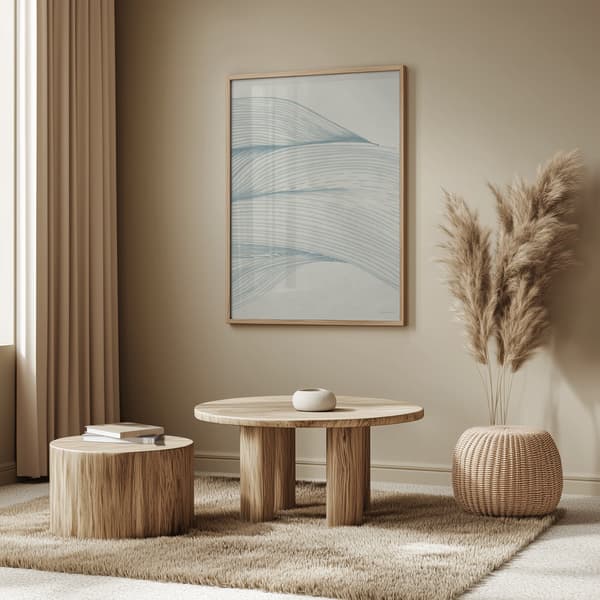 Ocean in lines 01 Poster 50x70 cm