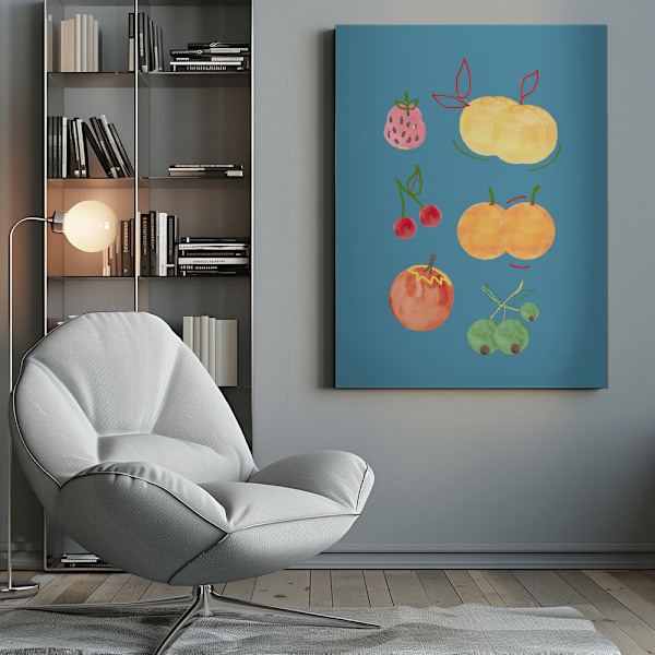 Fruit Fiesta 02 Canvastavla 50x70 cm