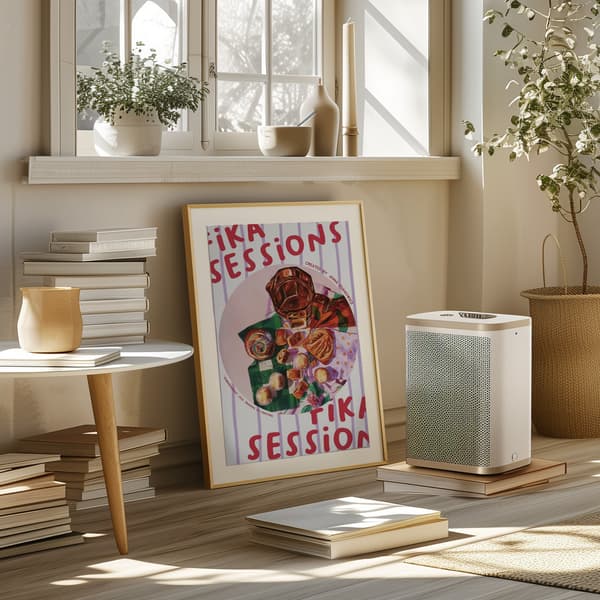 Amber and Green Poster 50x70 cm