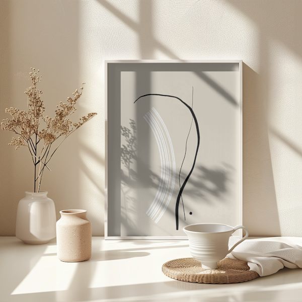 Composition of Lines - The First Poster 30x40 cm