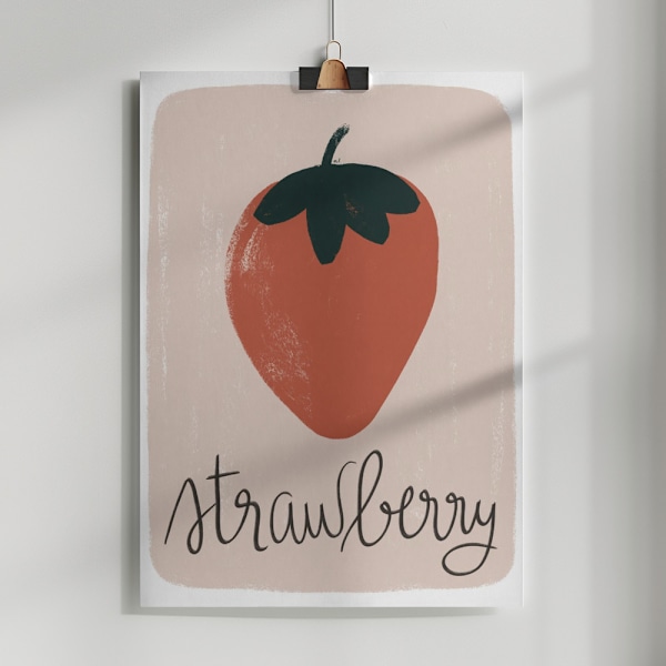 Strawberry 18x24 Poster 50x70 cm