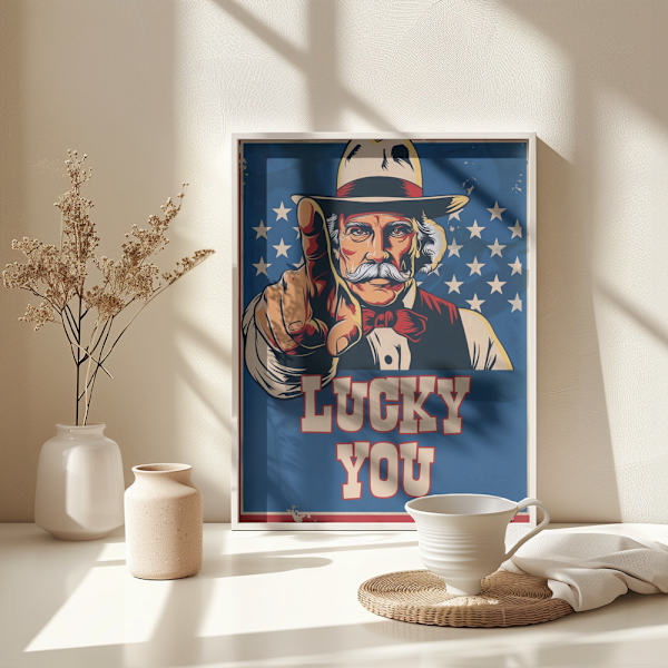 Lucky You Poster 30x40 cm