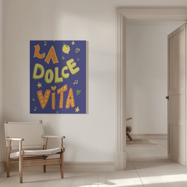 La Dolce Vita Canvastavla 50x70 cm