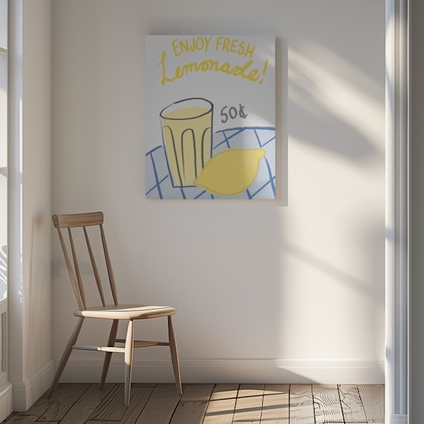 Fresh Lemonade Canvastavla 30x40 cm