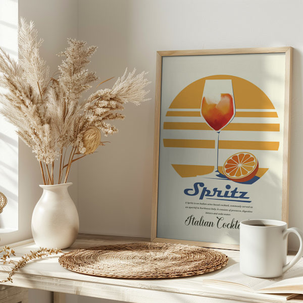 Spritz summer print Poster 30x40 cm