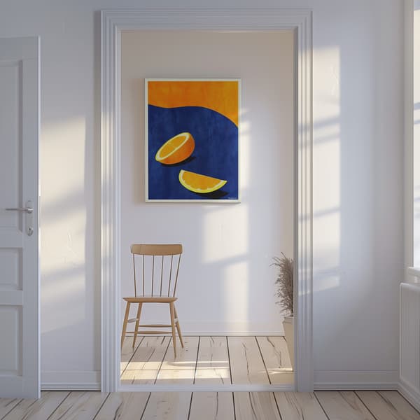Petit Déjeuner, Deux Oranges Canvastavla 50x70 cm
