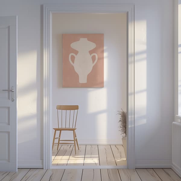 3x4 Aspectratiosoftpink8 Canvastavla 50x70 cm