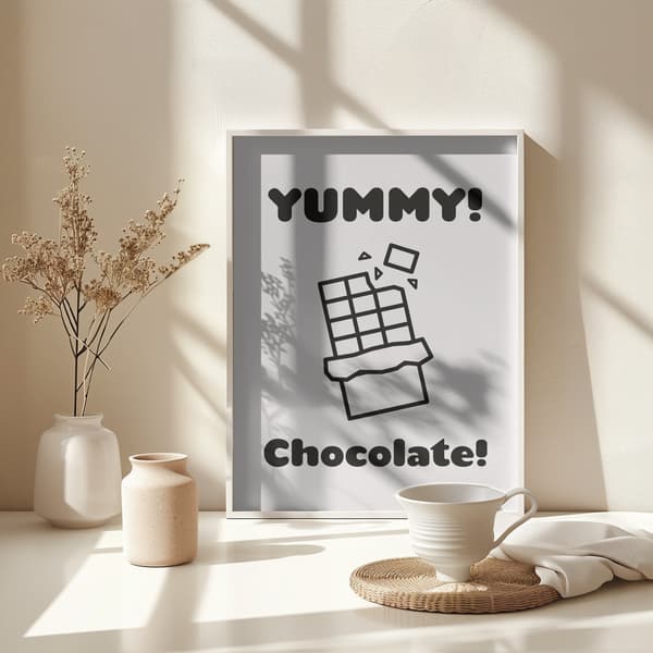 Chocolate Poster 30x40 cm