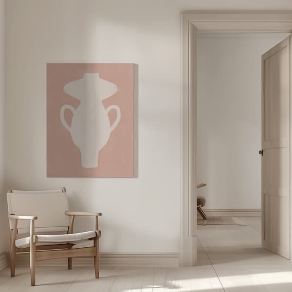 3x4 Aspectratiosoftpink8 Canvastavla 50x70 cm