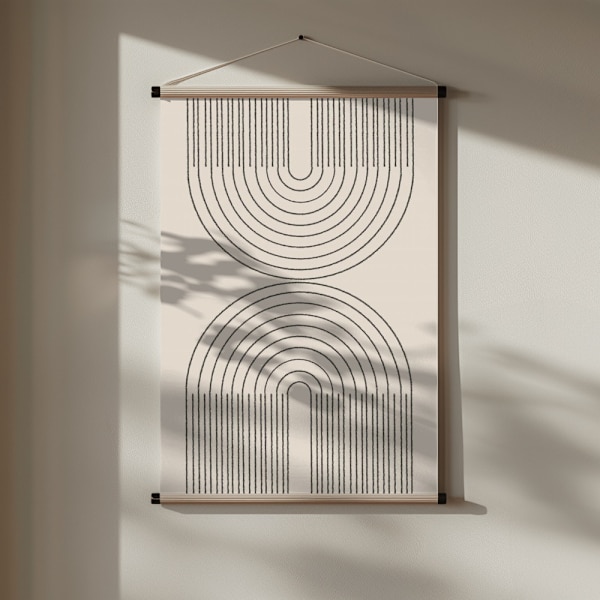 Simple Arch Composition Poster 30x40 cm