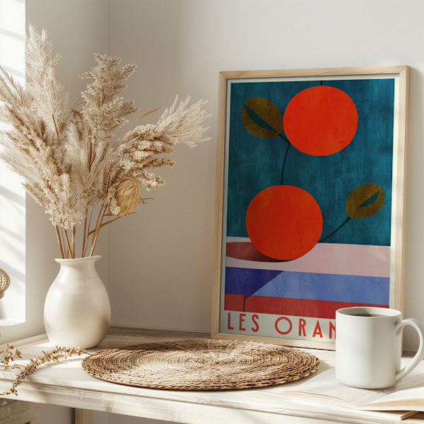 Les Oranges Poster 30x40 cm