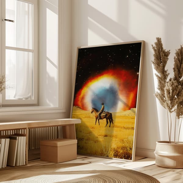 Nebula Cowboy Poster 50x70 cm