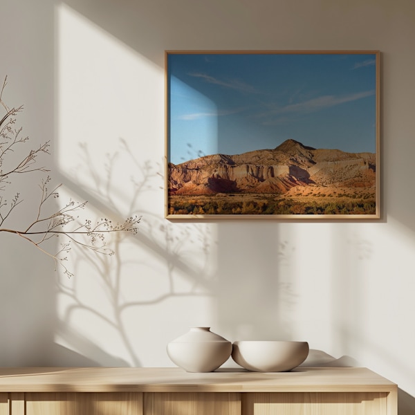 Ghost Ranch Sunset Poster 40x30 cm