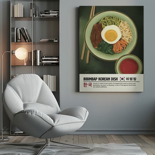 Bibimbap Canvastavla 50x70 cm