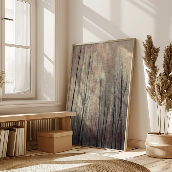 Fall forest Poster 50x70 cm