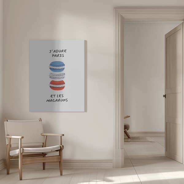 J´adore Paris Canvastavla 50x70 cm