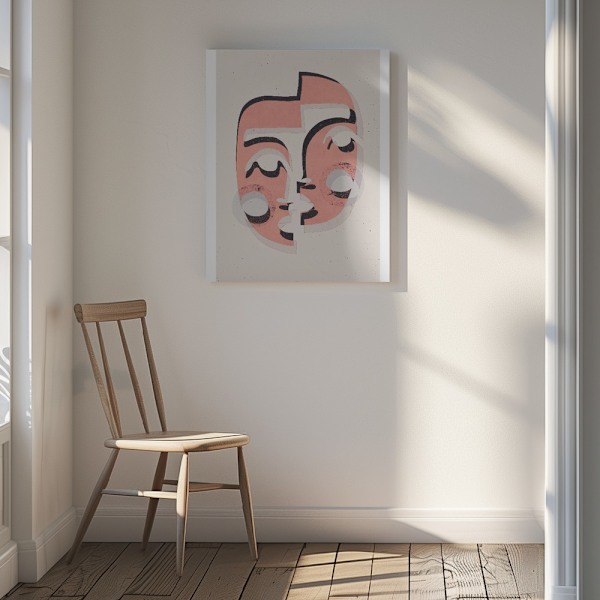 The Mask (Light) Canvastavla 30x40 cm