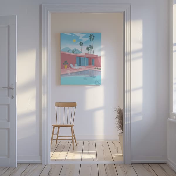 PALM SPRINGS Canvastavla 50x70 cm