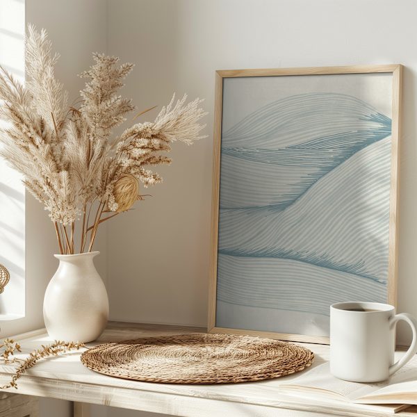 Ocean in lines 02 Poster 30x40 cm