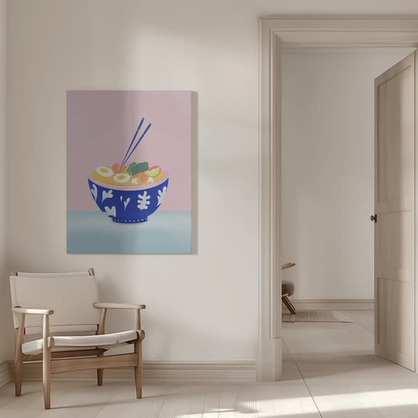 Ramen Bowl Canvastavla 50x70 cm
