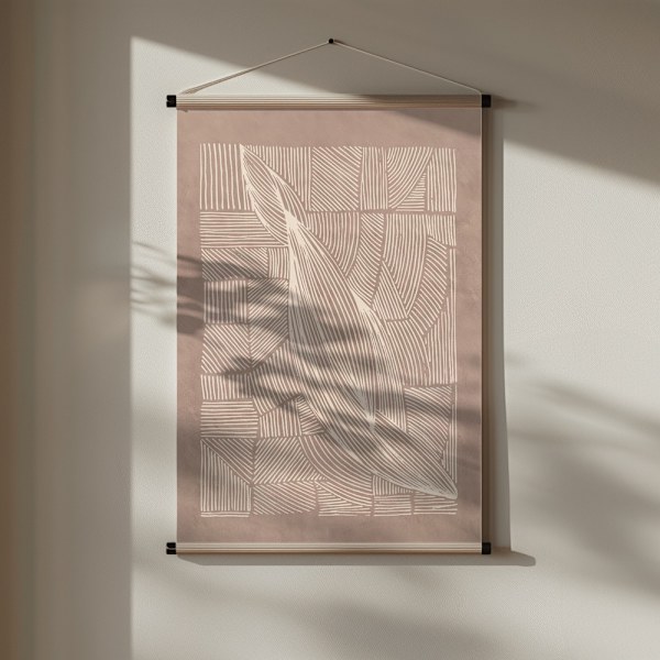 Abstract Irregular Lines Poster 30x40 cm