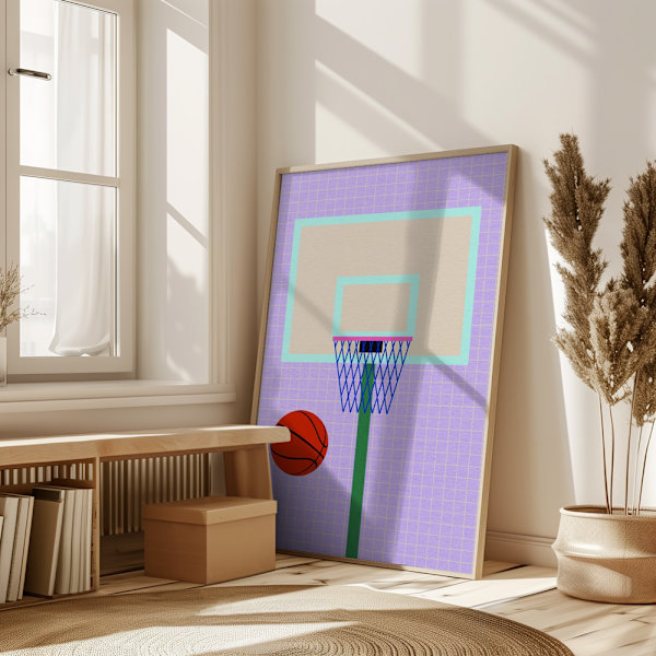 New York Basketball Poster 50x70 cm