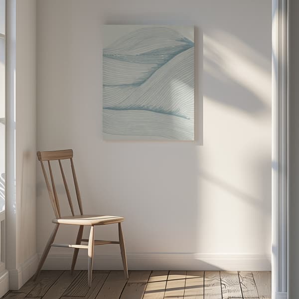Ocean in lines 02 Canvastavla 30x40 cm