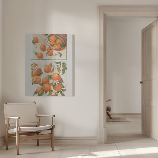 Orange Blossom Canvastavla 50x70 cm
