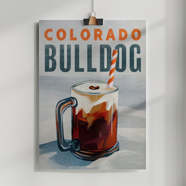 Colorado Bulldog 21x28 Poster 50x70 cm