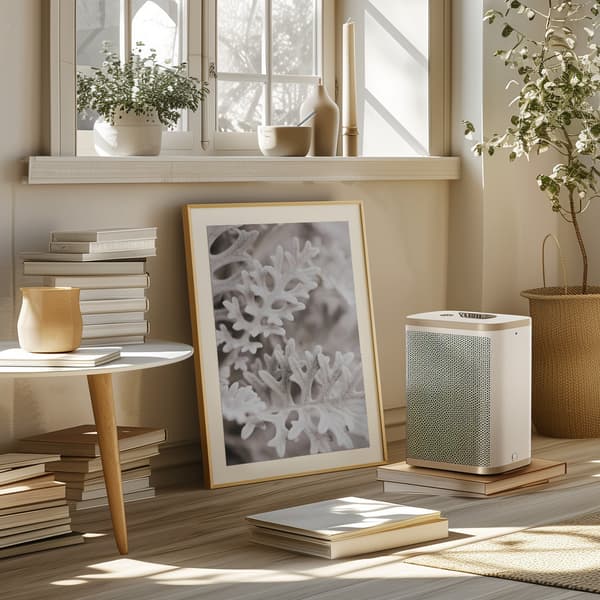 Silver Leaves Poster 50x70 cm