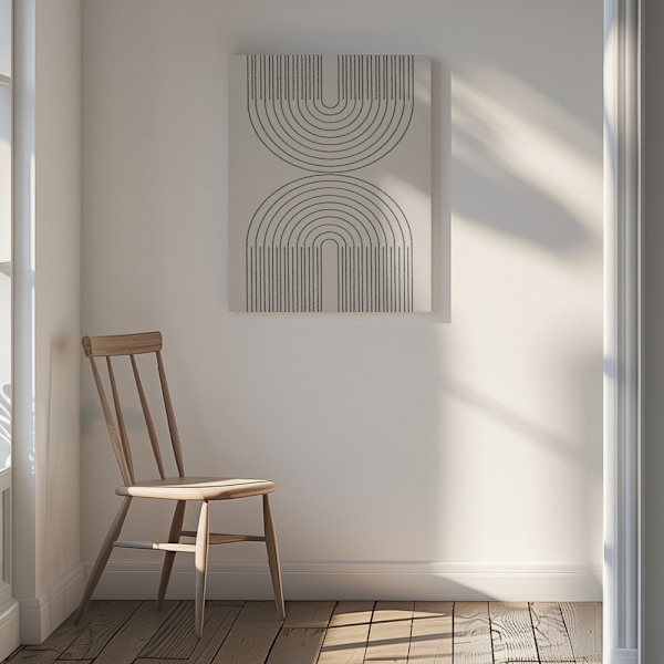 Simple Arch Composition Canvastavla 30x40 cm