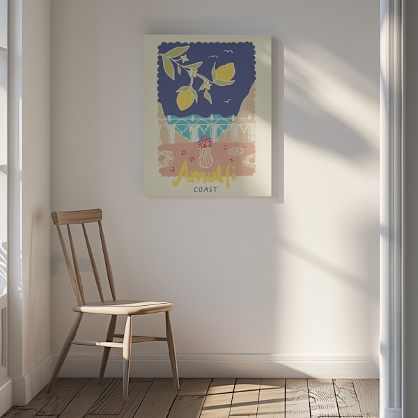 Amalfi Coast Canvastavla 30x40 cm