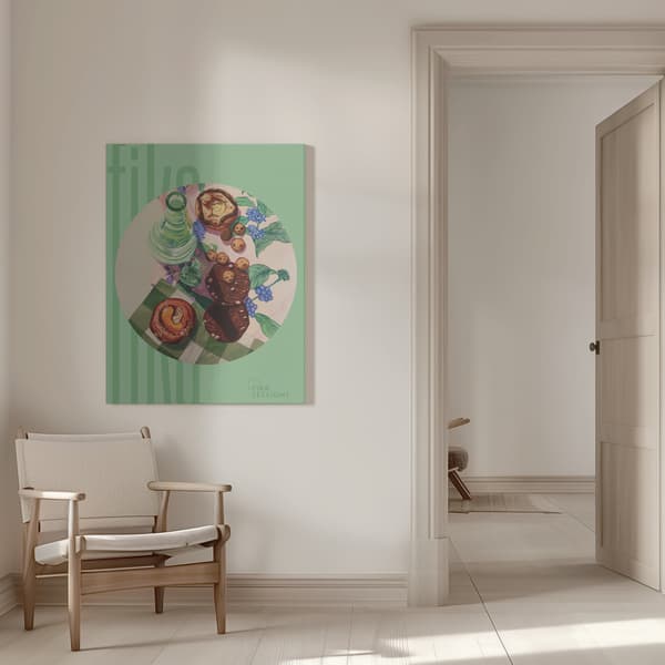Forget Me Not Canvastavla 50x70 cm
